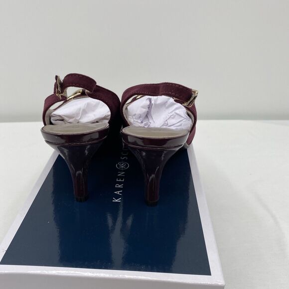 Karen Scott Giselee Slingback Pumps Wine Size 7M - Picture 7 of 9